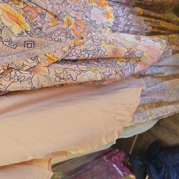 NEW Spell and The Gypsy Amethyst Long Viscose Dress XS pink rose - Picture 6 of 7